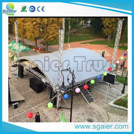 Party Led Screen Truss , Aluminum Truss Roof Systems Ce / Tuv Certificated